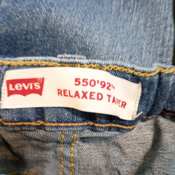 Levi's - 550 Relaxed Taper Blue  Jeans - 14 Regular - Picture 6 of 7